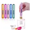 Doldurulabilir Mini Cep Parfüm Şişesi, Taşınabilir Sprey Atomizer, 3 Adet