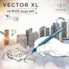 Dolma kalem Vector XL Matte Teal M Blue
