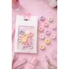 Donut Temalı Tırnak Süsleme Charm Seti, 10 Parça
