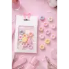 Donut Temalı Tırnak Süsleme Charm Seti, 10 Parça