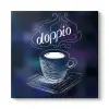 Doppio Kahve Tablosu 30 x 30