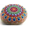 Dot Taş Görünümlü Ahşap 8 * 8 cm