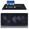 Dünya Haritalı 90x40 Cm Mouse Pad, Dünya Desenli Mouse Pad