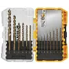 dwa1240 Pilot Point Industrie-Cobalt-Bohrer Bit Set (14 Stück)