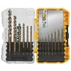 dwa1240 Pilot Point Industrie-Cobalt-Bohrer Bit Set (14 Stück)