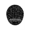 E=mc2 ve Formül Temalı, Bilek Destekli Mouse Pad