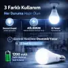 Ecolite Şarjlı LED Acil Durum Ampulü 9W E27 6500K