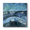 Edvard Munch - Starry Night Tablosu 100 x 100