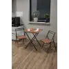 Ege Bistro mutfak ve bahçe masa takımı 2124
