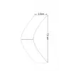 ElastiBond Protez Saç Bandı, Oval (1 A) - (2,5 cm x 7.5 cm), 36 Adet