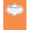 Elementary Grid Paper 1 cm Graph Paper: 1 cm graph paper: Orange Cover