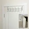Eski Tip Dar Kulaklı Kapı Arkası Askısı, 2 Adet, Eski Tip Kapı Askısı, 12 Topçuklu, Paslanmaz Kapı Üzeri Askısı, Dar Kapı Askısı