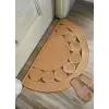EV BANYO MUTFAK ODA BALKON KAPI ÖNÜ PASPASI JÜT HALKA DESENLİ PASPAS E