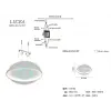 Eva K.Boy Ledli Plafonyer RGB 51W
