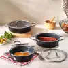 Everyday 3lü Sahan Seti 6 Parça Antrasit