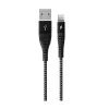 ExtremeCable Ekstra Dayanıklı iPh. Şarj Kablosu 150cm-Siyah