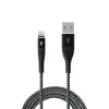 ExtremeCable Ekstra Dayanıklı iPh. Şarj Kablosu 150cm-Siyah