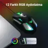 F816 RGB Optik Gaming Mouse, Kablolu, 12800 Dpı