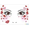 Face Art Decor Yuz Susleme Etiketi Ask