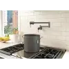 Faucet 1165LF-KS Çağdaş Pot Dolgu Duvara Montaj, Siyah Paslanmaz
