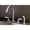 FB7791PLSP Victorian 8 inç Centerset Mutfak Bataryası, Krom