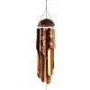 Feng Shui Coconat Bambu Rüzgar Çanı 45 cm Orta Boy