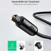 Fiber Optik Ses Kablosu Siyah 1.5 Metre