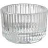 FINSMAK Tealight tutucu, şeffaf cam 3,5 cm