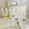 Fiona 6lı Uzun Kadeh Platin 300 ml