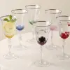 Fiona 6lı Uzun Kadeh Platin 300 ml