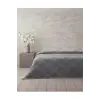 Fiona Pamuklu Waffle Çift Kişilik Pike Koyu Gri