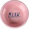 Fl Nell Boyalı Çelik Mama Kabı; Antıslıp, Gri-Pembe, 250 Ml