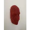 FlatForm Echo Parametrik Yüz Duvar Dekoru – 3D Katmanlı Modern Duvar Heykeli