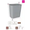 FLIP ÇÖP KOVASI-GRİ