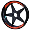 Floresan Turuncu Moto GP İç Jant Şeridi Stickerı