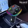 FM Transmitter Modülatör Araç Fast Quick Charge Hızlı Şarj Flash Bellek Micro SD MP3 Player 12-24 V PD 20W (PD 01)