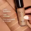 Fondöten & Kapatıcı-Full Coverage 2-in-1 Foundation & Concealer-120 Neutral-Mat Saten Bitişli
