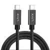 Force 100W Type-C to Type-C USB 3.1 Gen2 10 Gbps 4k@60hz Hızlı Şarj Data ve Görüntü Aktarım Kablosu Örgülü GN (50 cm)