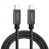 Force 100W Type-C to Type-C USB 3.1 Gen2 10 Gbps 4k@60hz Hızlı Şarj Data ve Görüntü Aktarım Kablosu Örgülü GN (50 cm)