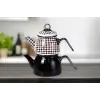 Forte Black Mini Model Emaye Çaydanlık