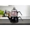 Forte Black Mini Model Emaye Çaydanlık