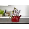 Forte Red Mini Model Emaye Çaydanlık