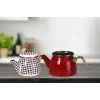Forte Red Mini Model Emaye Çaydanlık