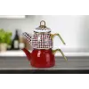 Forte Red Mini Model Emaye Çaydanlık