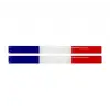 Fransa Bayraklı 2li Çubuk 3D Sticker