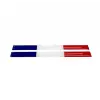 Fransa Bayraklı 2li Çubuk 3D Sticker