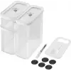 Fresh & Cube Saklama Kabı, 5li Set, M, Beyaz