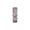 Füme Kristal Mum Tutucu 16,5X6 Cm