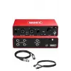 Functional Paket-3 Stüdyo Ekipmanları Mikrofon 4 Çıkış Ses Kartı Full Set