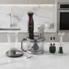 Functionall 2851H Siyah Kırmızı Mutfak Robotu